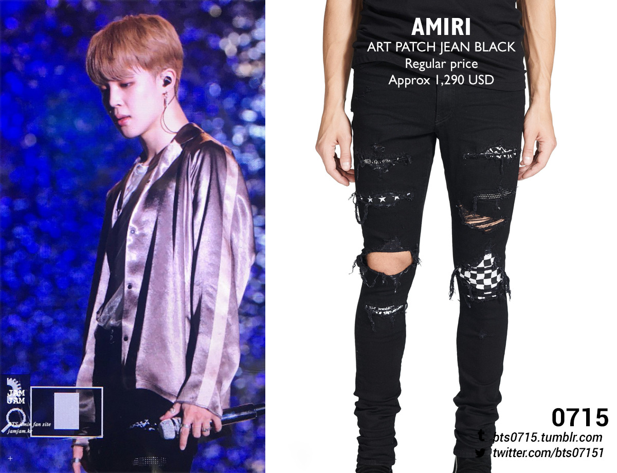 Bts Fashion Style Finder Jimin Lotte Family Concert Amiri Bts Fashion Style Finder Jimin Lotte Family Concert Amiri