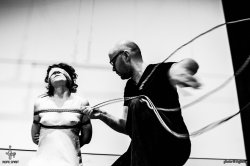 amaury-grisel-shibari: Performing with @franckievega at Ropespirit V Prague 2017 Kinbaku : ©Amaury Grisel 2017 