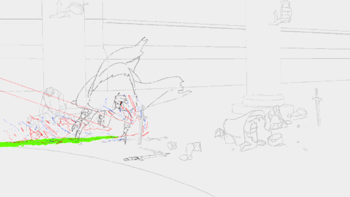 samueldeats: spencerwan: Here’s my rough animation for cyclops sequence from Castlevania. I got to 