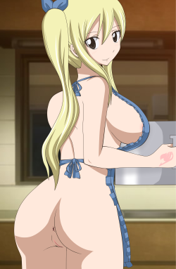 naughtychaoticlucyfan: Lucy Cooking  Artist