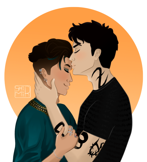 glitternsass:Forehead Kiss   ✧･ﾟ:*✧･ﾟ:* \(◕△◕✿)/ *:･ﾟ✧*:･ﾟ✧ I hit a follower milestone so here&