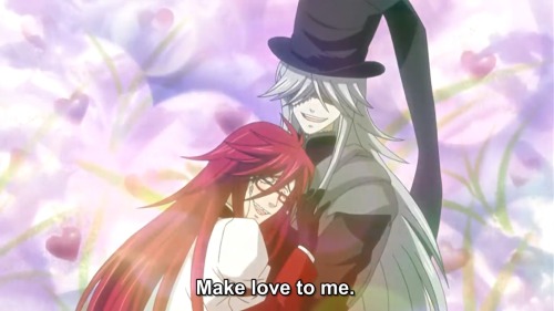 lokilaufeysonthefrostgiant:  intheskywithcats:  new hobby: taking screenshots of every scene grell sutcliff is in  Some how this reminds me of Loki….not sure why…