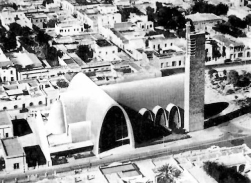 unavidamoderna: Vista aérea, Iglesia de la Purísima, calle Serafín Peña esq. Miguel Hidalgo y Costil