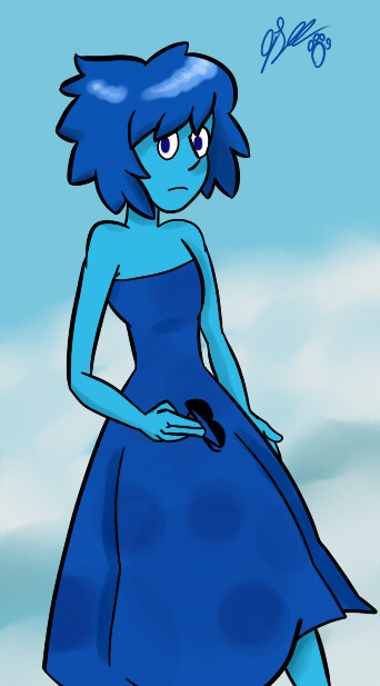 I like Lapis’ messy hair look that people have given her. But I hate how fuzzy