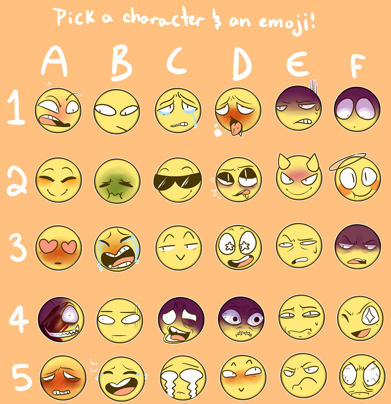 Send Me Art Requests — I saw a lot of people make these emoji memes and I...