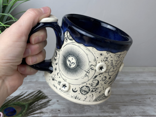 snootyfoxfashion:Celestial Ceramics from LisaAldenArtx / x