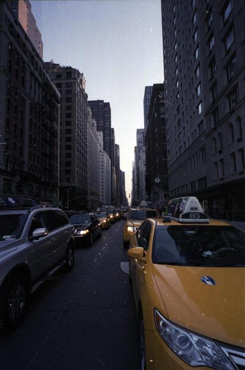 NYC, Contax G2, 21mm Biogon, Cinestill 800, scrappy scans&hellip;