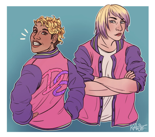 South and Donut would be workout buddies and Donut gets them matching jackets for the occasionSouth 