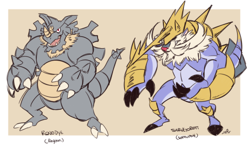 z0mbiraptor:  Crown was planning to do the meme of pokemon sub species thing where you crossbreed any pokemon you like with other pokemon to breed with. So I was inspired that she is going to do it. I had to pick my precious baby gen 6th Chesnaught! So