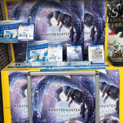 Iceborn is coming :D #iceborne #mhworld #monsterhunter #capcom #japan #yodobashi  www.instag