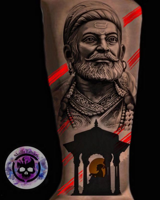 Chhatrapati shivaji maharaj portrait tattoo.. by rtattoostudio98211 on  DeviantArt