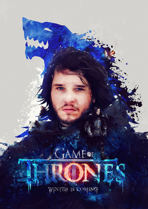 The Game - Illustrations by Adam Spizak. Cool Game of Thrones poster illustration. Like our stuff? F