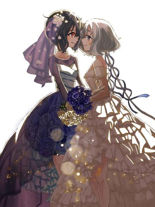 ✧･ﾟ: *✧ “You May Kiss The Bride” ✧ *:･ﾟ✧♡ Characters ♡ : Ai Mizuno ♥ Junko Konno ♢ Anime ♢ : Zombie 