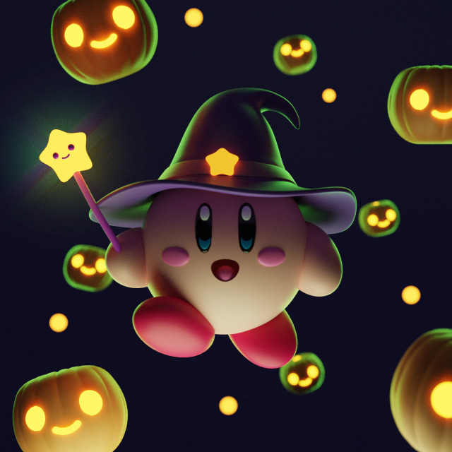 hewwo wecome to macdonnal on Tumblr: Kirby is ready for the Spooky Season