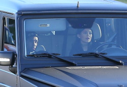  01.16.15: Kylie driving in Calabasas with