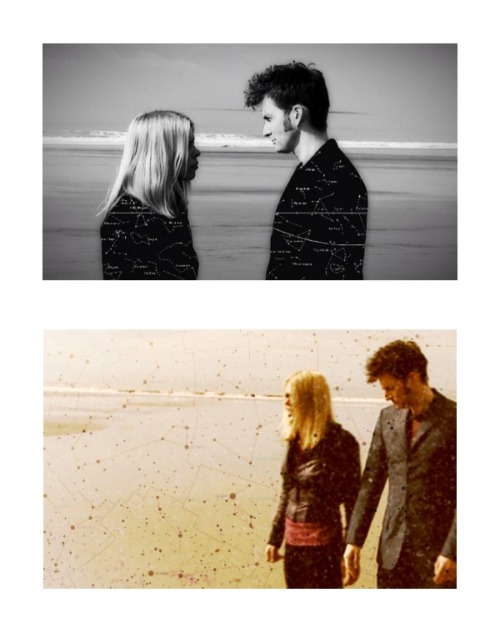 impossibleclaraandhertimelord:  “The Doctor. In the TARDIS. With Rose Tyler. Just as it should be.” 