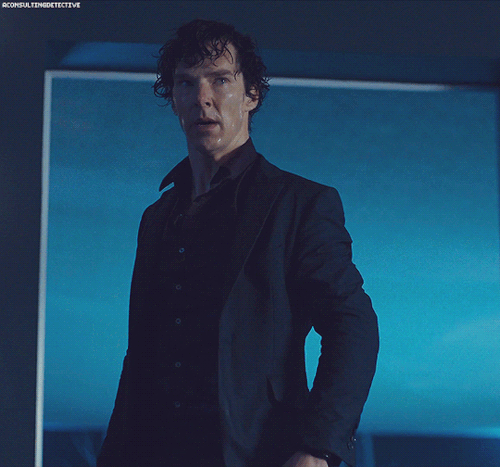 aconsultingdetective:Gratuitous Sherlock GIFsTell her she’s a dead woman.