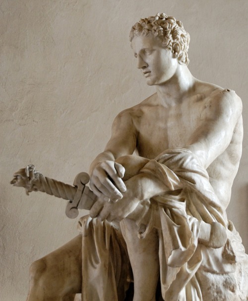 ancientart: Ludovisi Ares, Roman after the Greek original from ca. 320 BC. Some restorations were ma