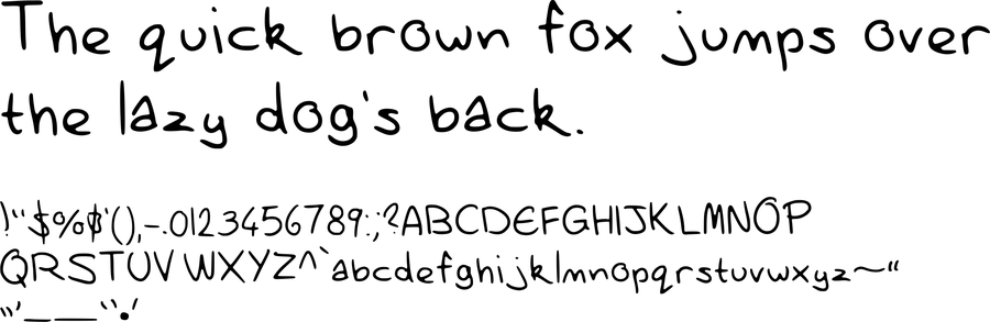  OK to make a font out of your own writing 