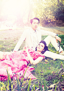 stevensyeun-deactivated20210216:  Lauren Cohan and Steven Yeun for Los Angeles Magazine