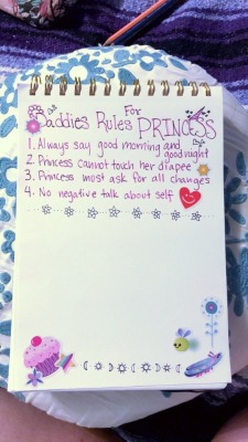 daddiesslittle-princess: Daddies rules for