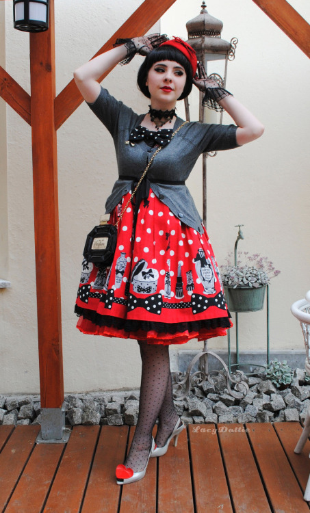 lacydottie: 24.05.2015 | Warsaw Lolita Community Meeting Dress: Angelic Pretty | Bag: Aldo | Shoes: 