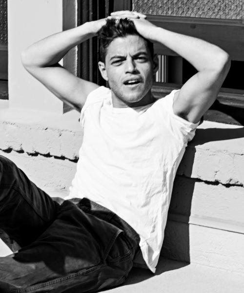 ramimaleks-daily:  Rami Malek photographed by the Riker Brothers (2013) 
