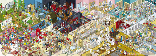Isometric Pixel Apartments - view the project here.  by Rod Hunt for IKEA Russia