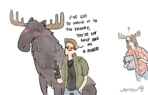 moose and squirrel