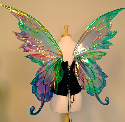 whimsy-cat:  Fairy wings by Fancy Fairy. ( Etsy / Deviantart )