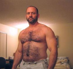 sexymatureworldwide:  Sexy Mature Hairy Bear Daddy 