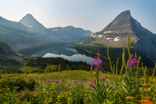 90377:  A Sunny morning at Hidden Lake by derliebewolf