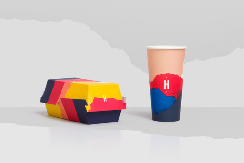 Crazy awesome branding for a hamburger joint in Melbourne, Australia by local firm Pop & Pac