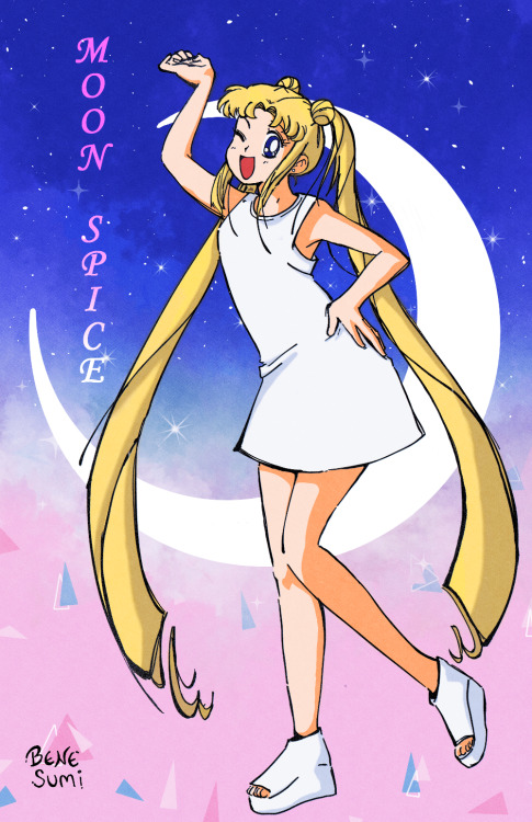 The crossover we&rsquo;ve all been waiting for&hellip;! Sailor Moon x Spice Girls!! Starring: Usagi/