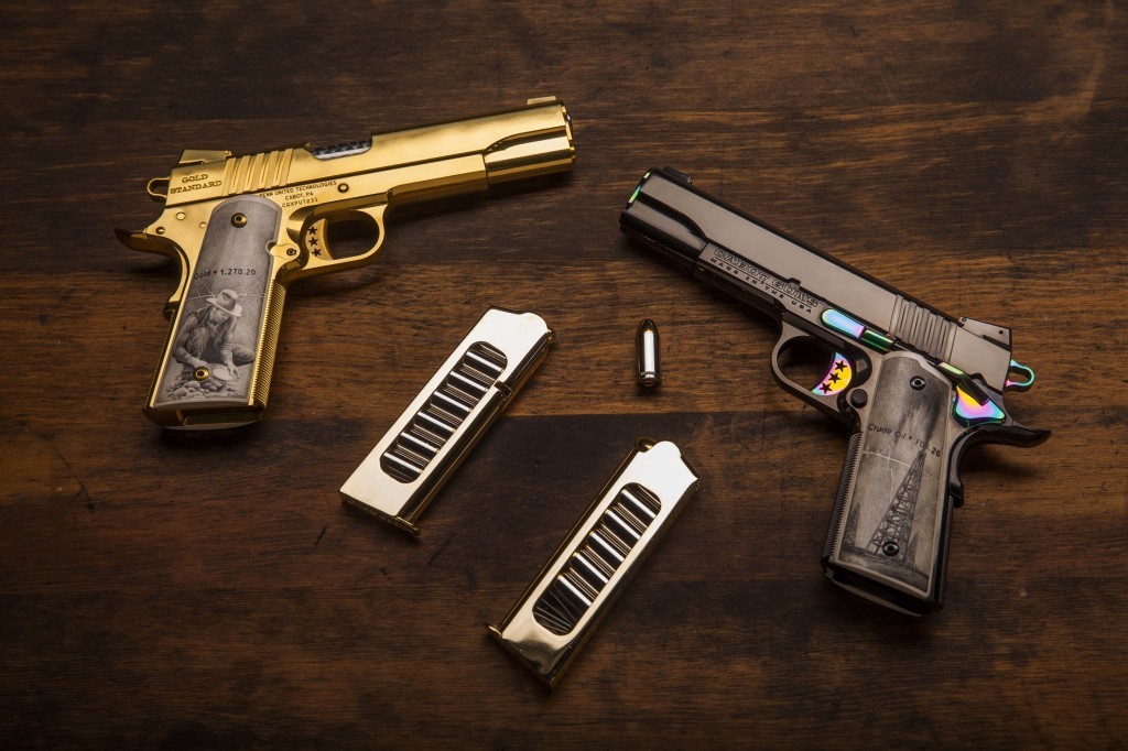 gunrunnerhell:  The Trade Commodities High end custom pair of 1911′s from Cabot