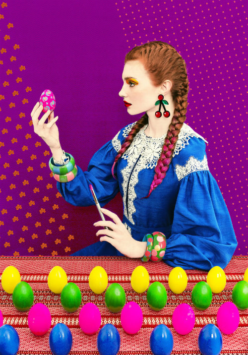 mymodernmet:Vibrant Photos Pay Homage to Slavic Folklore through High-Fashion Portraits