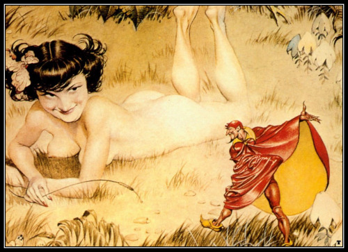 adhemarpo:  Frank Frazetta - Les tentateurs