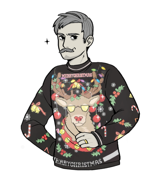 Daddy’s ugly sweater