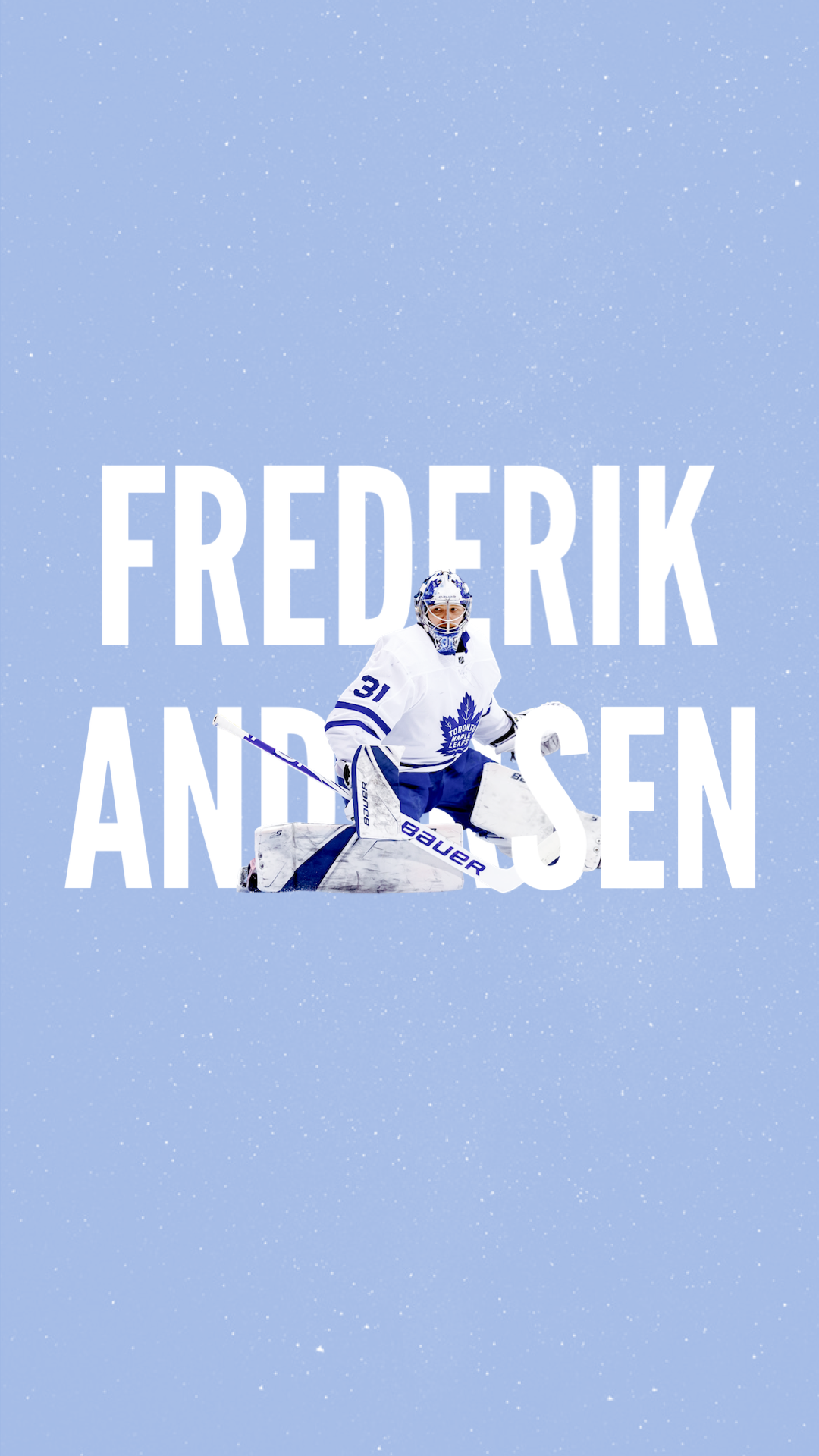 Where Hockey Meets Art — wallpapers • frederik andersen + minimalism