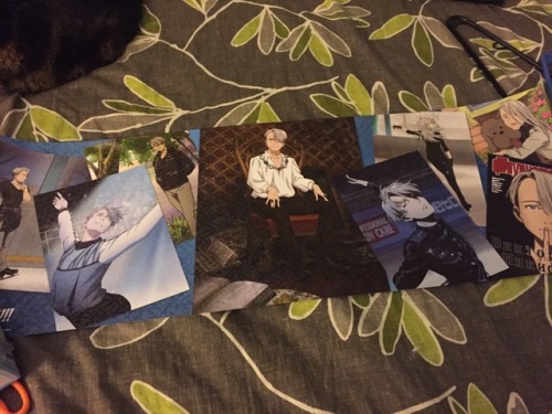 aobarose:  I got my 8-set Yuri on Ice posters! They are really nice!  I got 2 more boxes to sell at some point so if ur interested just contact me!  I also got some pillows huehue