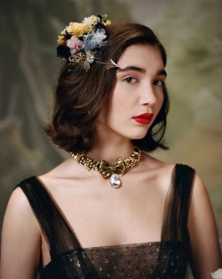 rblanchardupdates:Rowan Blanchard for Rodarte’s 2018 Fall Collection