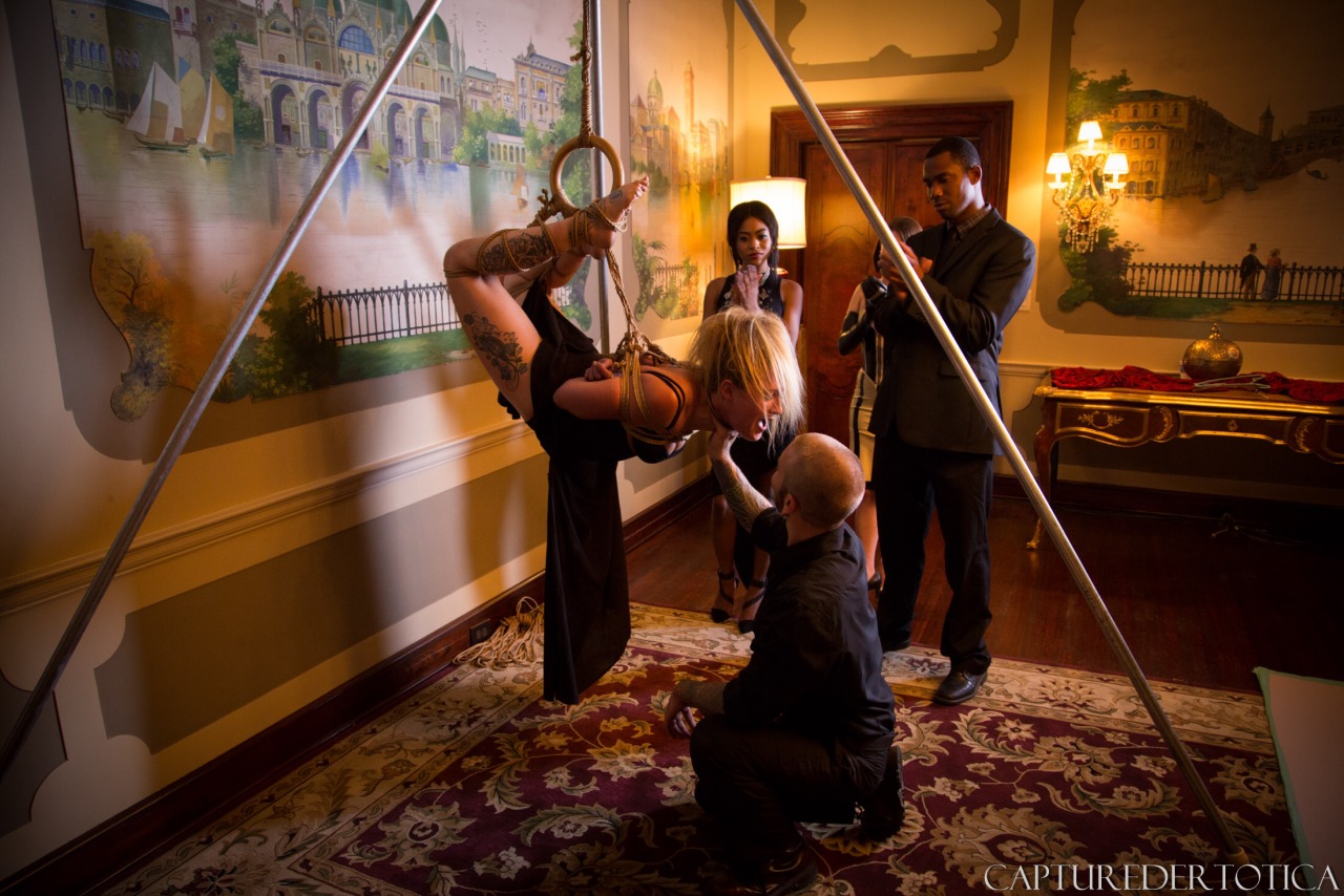 lilithinrope:  On set of satisfaction with @fred-rx, images by capturederotica. Going