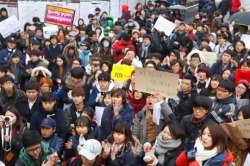 ain1990:  I AM NOT OKAY Shawols, Blingers, and k-Pop Fans, let us look at the bigger picture on what is happening right now in South Korea. Supporting their movement requires a big guts especially when you are an idol, you may lose fans, society may hate