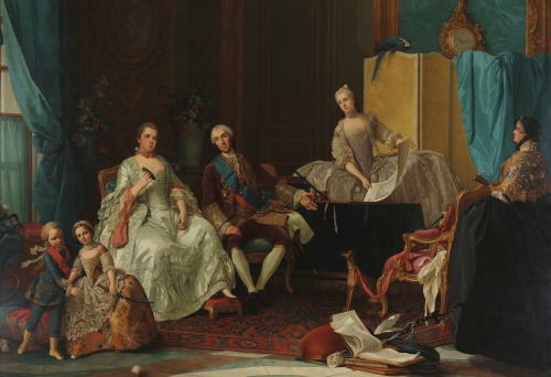 The Family of Don Filippo di Borbone, c. 1757-1758, by Giuseppe Baldrighifrom the Palazzo della Pilo