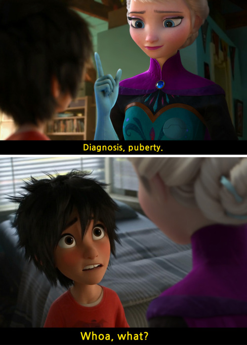 grantyort: constable-frozen: Elsamax Let him go, Hiro. This is very well done but very weird