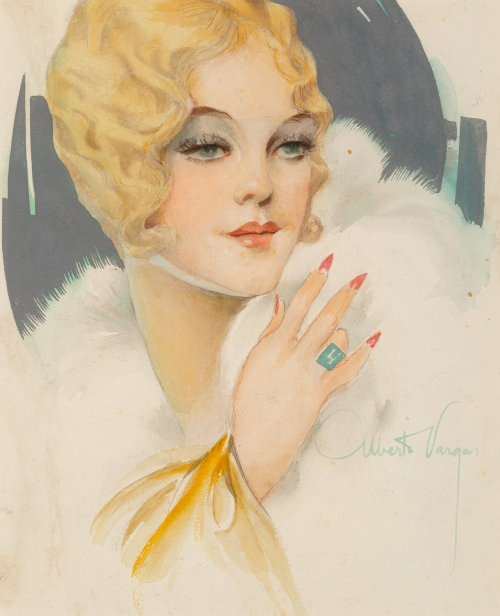 Alberto Vargas (Peruvian\American, 1896-1982) https://en.wikipedia.org/wiki/Alberto_Vargas picture r