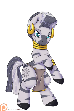 alasou:Zecora With this theme, it was mandatory for me to draw Zecora. Drawn for patreon the 17-11-2015Eeee cute Zecora~ &lt;3