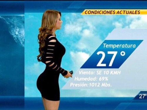 Porn iblogaboutnothin:  The baddest weather woman photos