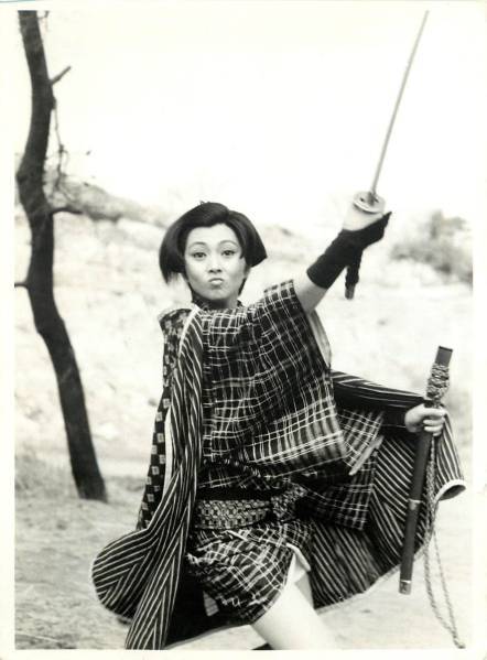 fuckyeahmeikokaji: Press photo of Meiko Kaji (梶芽衣子) in Ronin Of The Wilderness (荒野の素浪人).Another gift