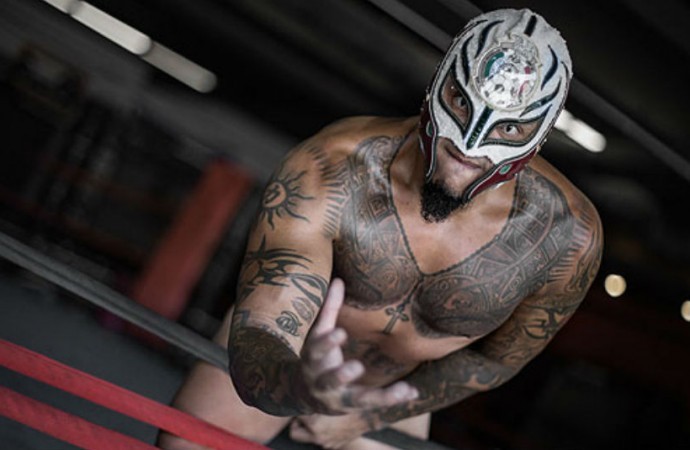 Some pics from Rey Mysterio’s ESPN body issue photoshoot 